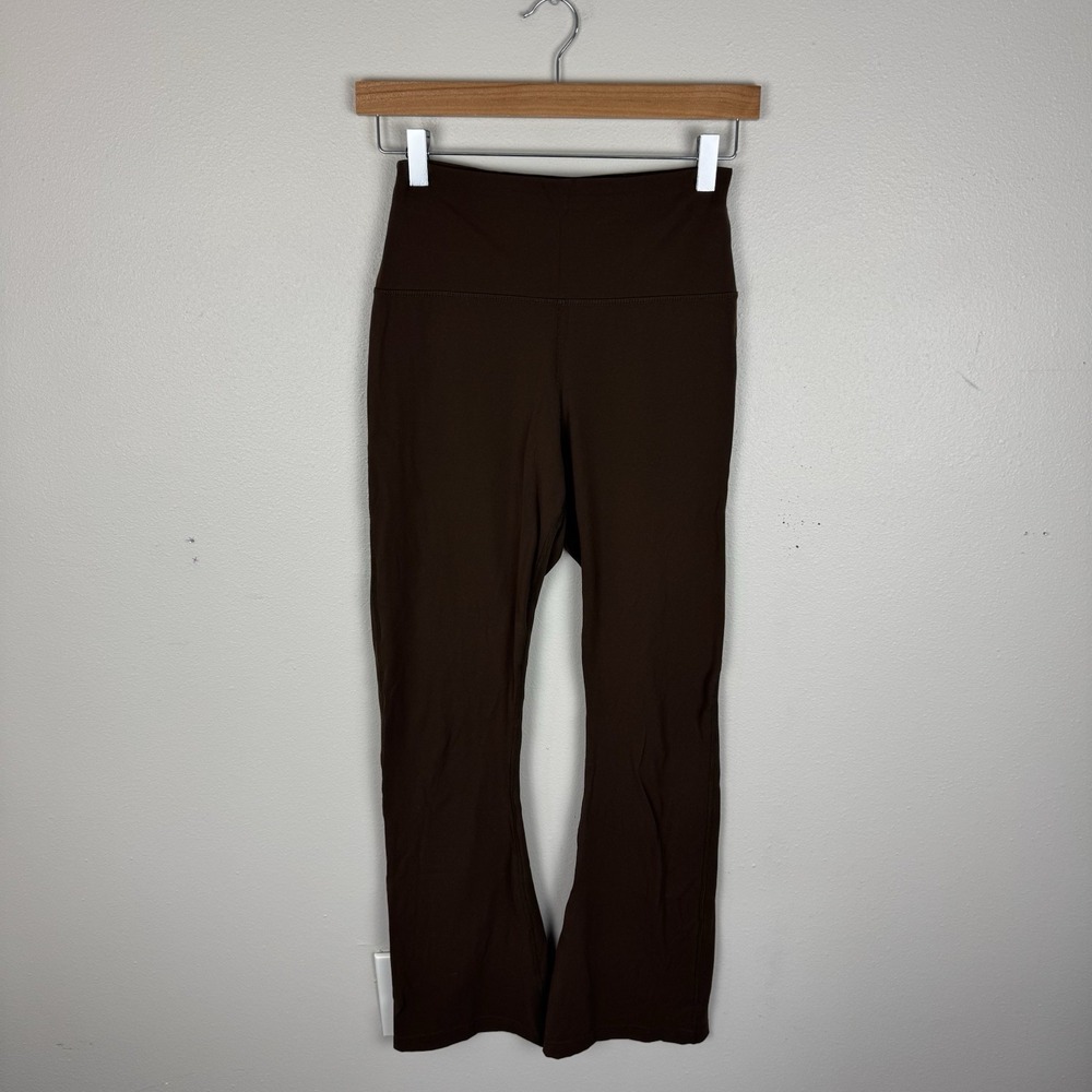 Tuckernuck Pants High Rise Compression Millie Yoga Size S Brown Flare Leggings - Picture 1 of 7
